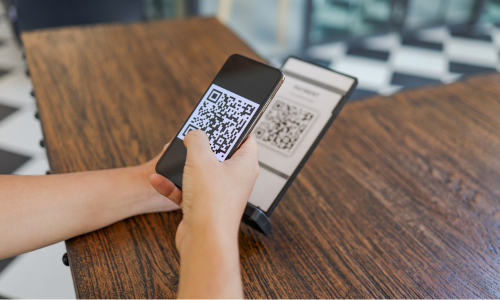 QR Code Payment Illustration